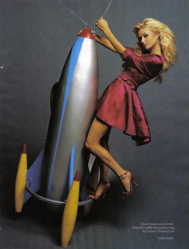 Paris Hilton in Elle, May 2006
